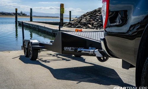 Gfab Alloy Black Single Sportski Trailer