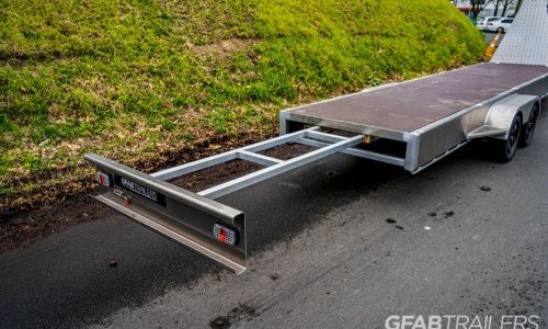 GFAB Tandem Axle Alloy Roofing Trailer - Pull out extension GFAB Tandem Axle Alloy Roofing Trailer - Pull out extension