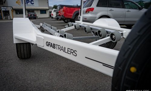 GFAB Alloy White Single Jet Ski Trailer