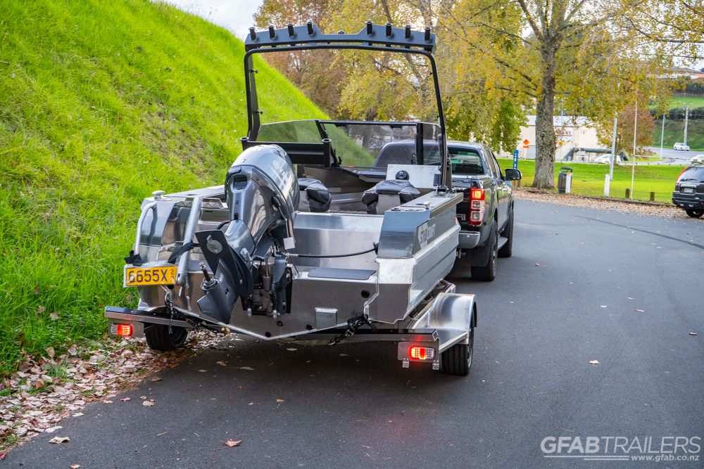 Small GFAB Alloy Boat Trailer