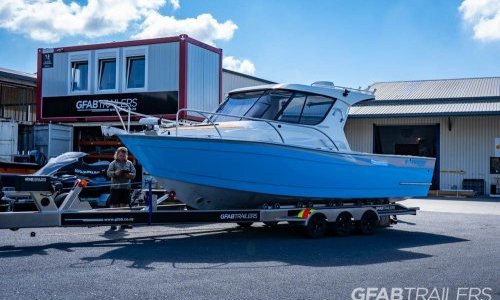 Extreme 795XST on GFAB Alloy Transport Trailer at Workshop Extreme 795XST on GFAB Alloy Transport Trailer at Workshop