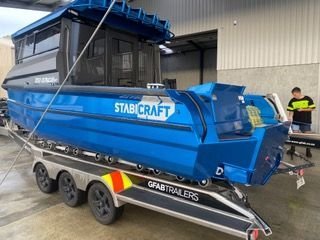 Stabicraft 2250 on GFAB Alloy Transport Trailer Stabicraft 2250 on GFAB Alloy Transport Trailer