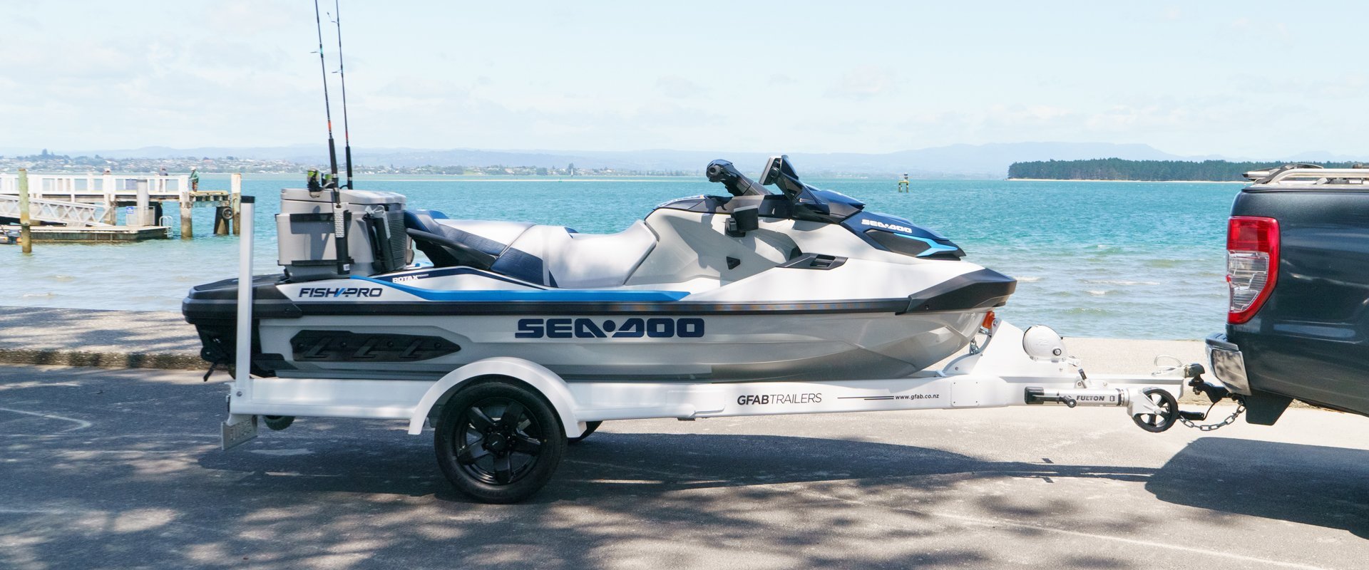 Gfab Ltd Alloy Trailers Jet Ski Trailers White Edition Alloy S...